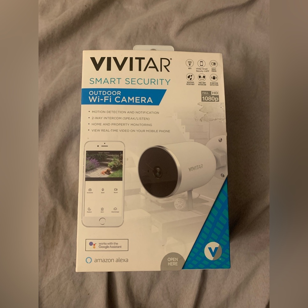 Vivitar outdoor wi-fi camera- brand new